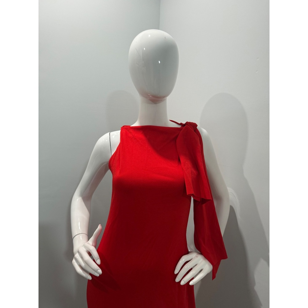Commense Beloved Knotted Sleeveless Long Dress Red size M - Picture 5 of 11